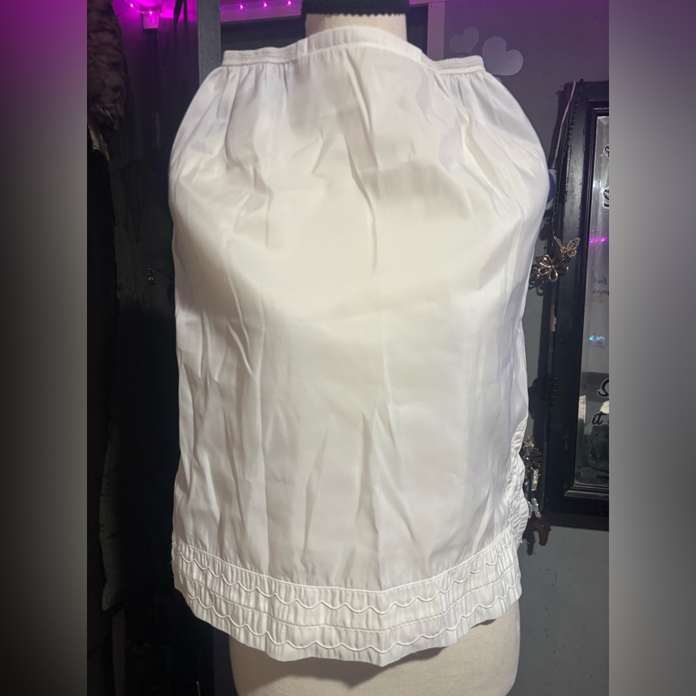 Komar lingerie White Satin-Look slip VINTAGE